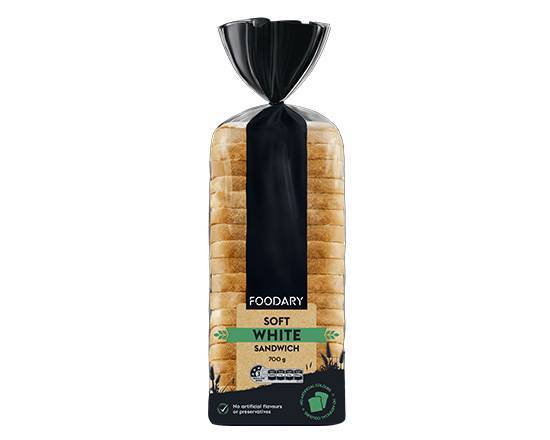 Foodary Soft White Sandwich Bread 700g