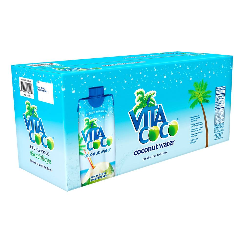 Vita Coco Pure Coconut Water, 12 × 330 Ml