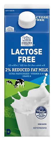 Coburn Farms Lactose Free 2% Reduced Fat Milk (64 fl oz)
