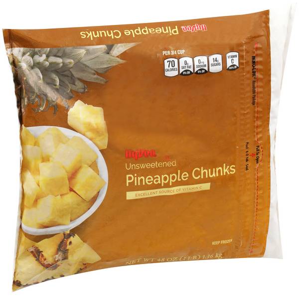 Hy-Vee Unsweetened Pineapple Chunks