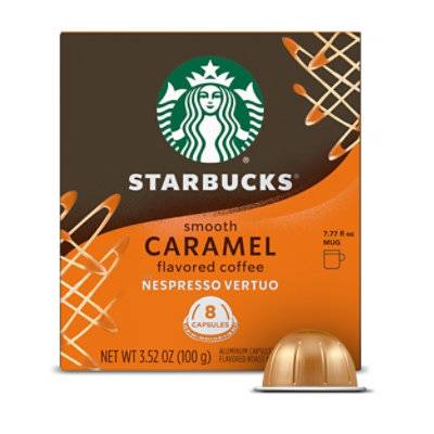 Starbucks Nespresso Vertuo (8 ct) (3.52 oz) (smooth caramel)