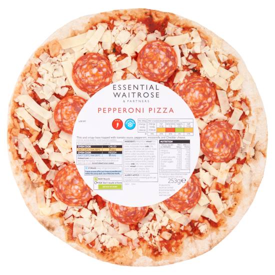 Essential Waitrose & Partners Pepperoni Pizza 