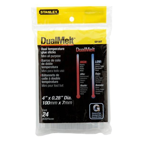 Stanley Dualmelt All-Purpose Mini Glue Sticks (24 ct)