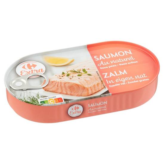 Carrefour Extra Zalm in Eigen Nat 190 g