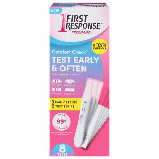 First Response Value pack Comfort Check Pregnancy Test (8 ct)