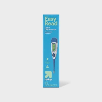 up&up Easy Read Lcd Digital Fever Flash Thermometer