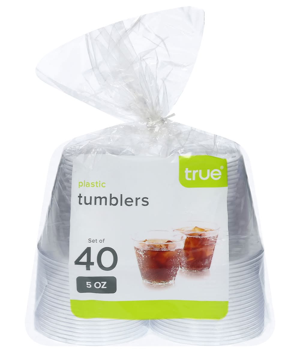 True Brands Plastic Tumblers 5 oz - Delivery in Under an Hour | Kitchen &  Dining | Uber Eats
