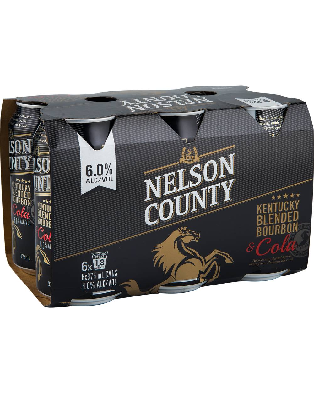 Nelson County 6% Bourbon & Cola Cans 6x375mL