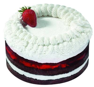 Bakery Cake Chocolate Whip Cream Strawberry Flavoured 3 Layer