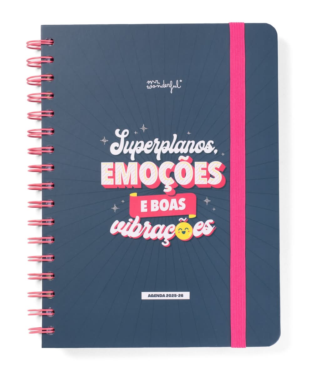 Agenda Wonder 25-26 Semanal - Boas Vibrações