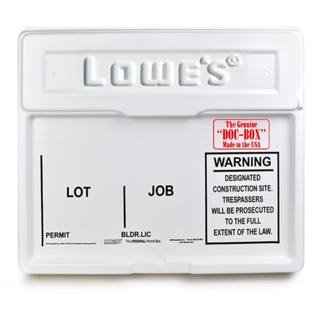 21-in Plastic Permit box