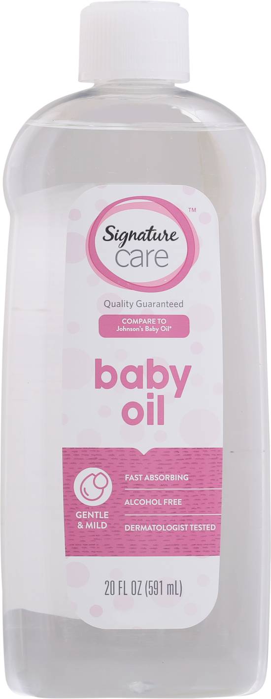 Signature Care Baby Oil Gentle & Mild (20 oz)