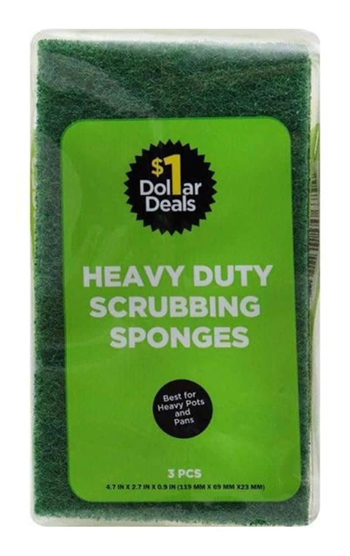 Dg Home Heavy Duty Scrubbing Sponges 3 Ct