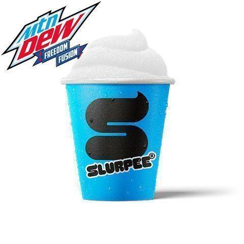 Slurpee Mtn Dew Freedom Fusion 12oz