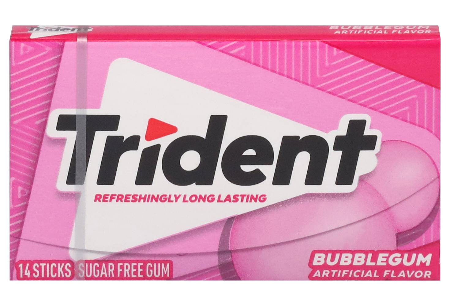 Trident Sugar Free Gum, Bubblegum (14 ct)