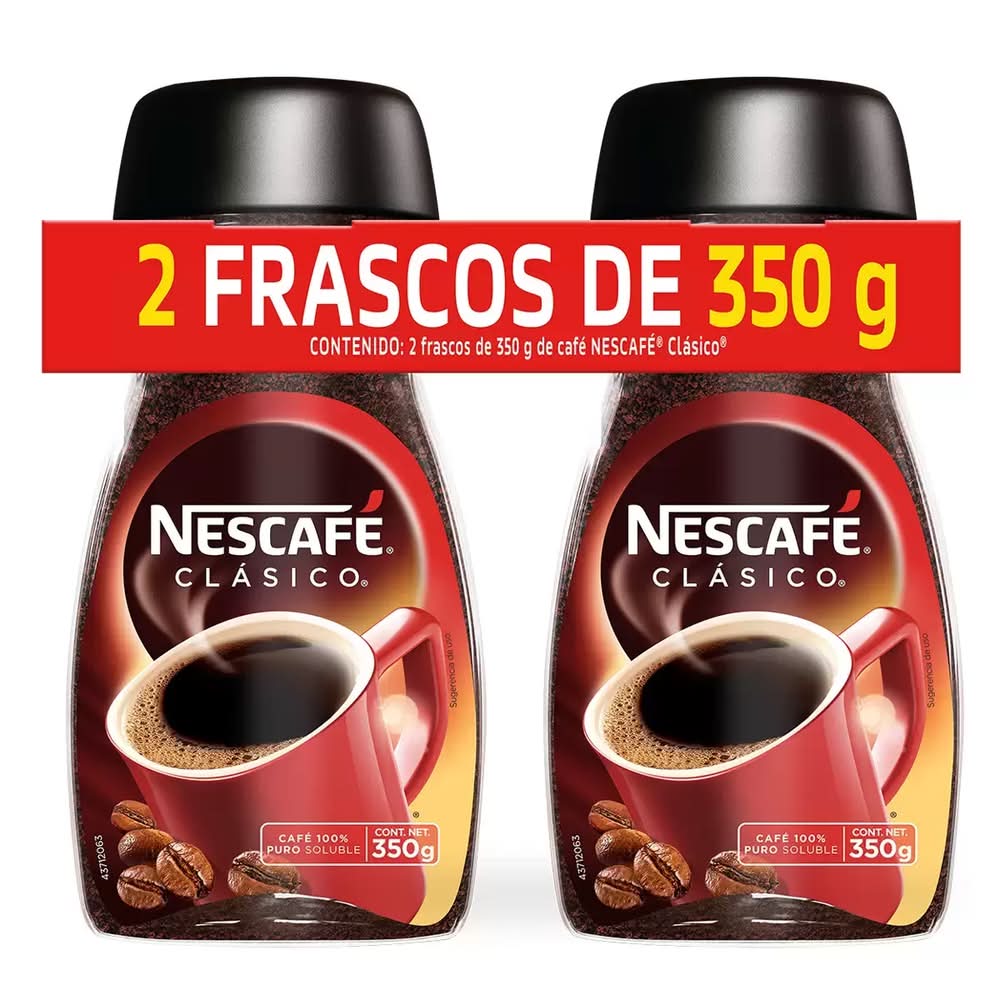 Nescafé · Clásico café soluble (2 x 350 g)