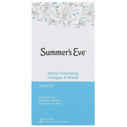 Summer's Eve Douche, Extra Cleansing Vinegar & Water - 4.5 fl oz x 2 pack