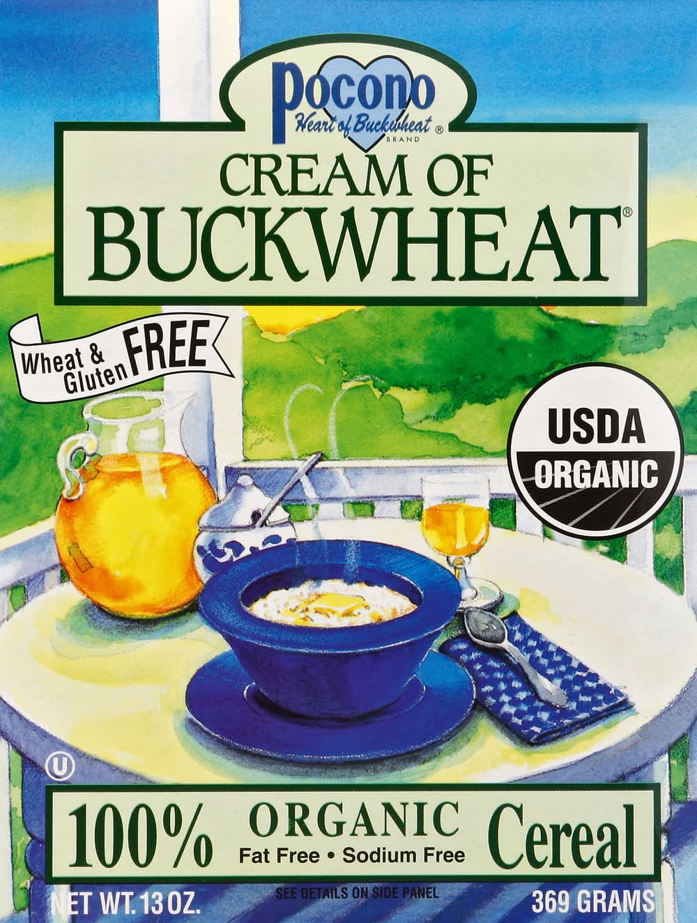 Pocono Cream Of Buckwheat Organic Cereal (13 oz)