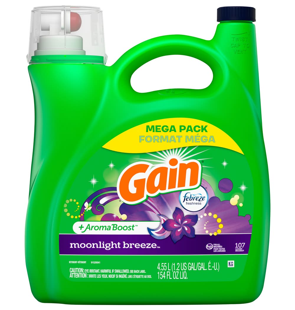 Gain + Aroma Boost Febreze Liquid Laundry Detergent (4.6 L)