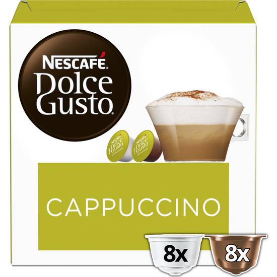 Nescafe - Nescafé - capsules de cappuccino de café dolce gusto (186.4 g)
