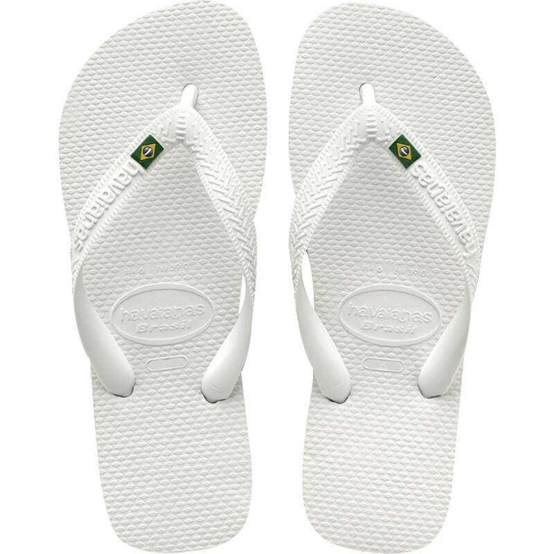 Havaianas chinelo branco brasil (tam. 41/42)