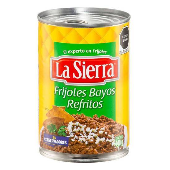 La sierra frijoles bayos refritos (lata 440 g)