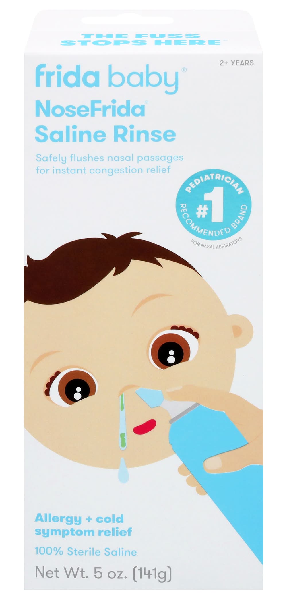 Frida Baby Nosefrida Saline Nasal Rinse For Kids (5 oz)