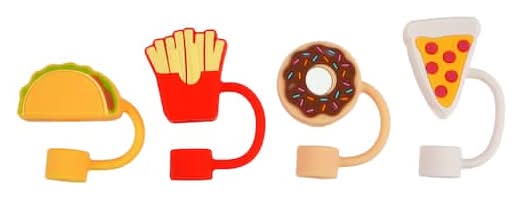 Ashland Food Straw Topper Set (4 ct)