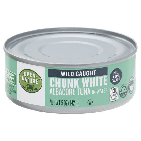 Open Nature Tuna Albacore Chunk White in Water (5 oz)