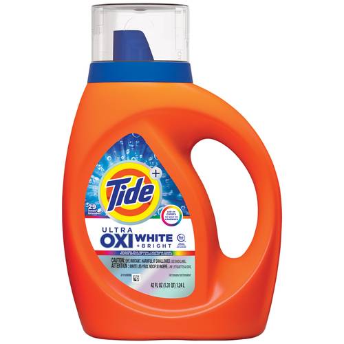 Tide Liquid Laundry Detergent Original With Oxi 1.24 L