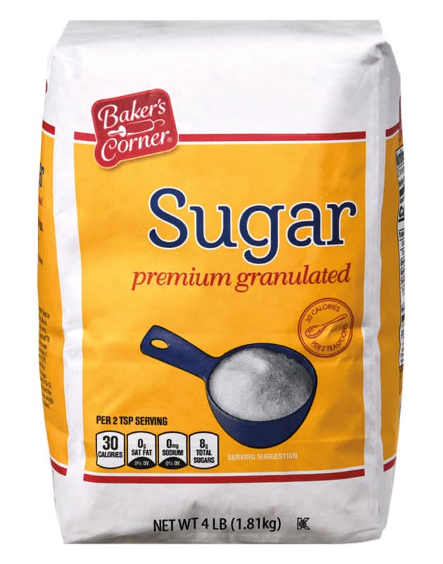 Baker's Corner Premium Granulated Sugar (4 lbs)