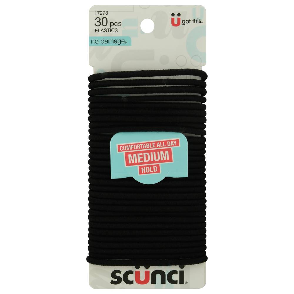 Scunci Medium Hold Elastics (1.6 oz)