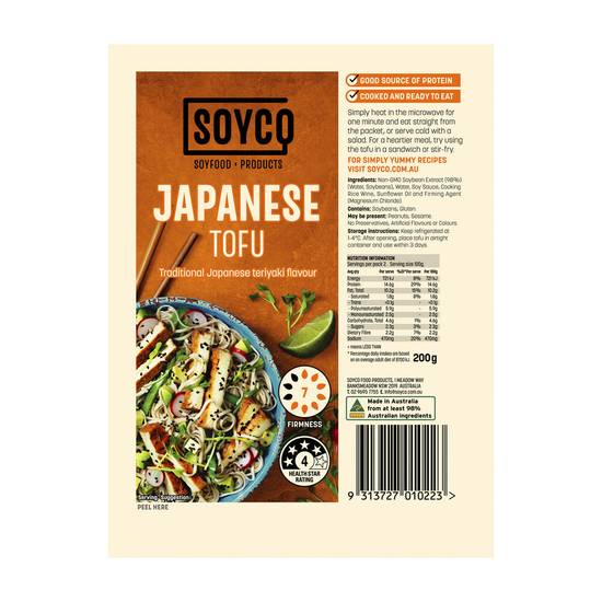 Soyco Tofu Japanese Teriyaki 200g