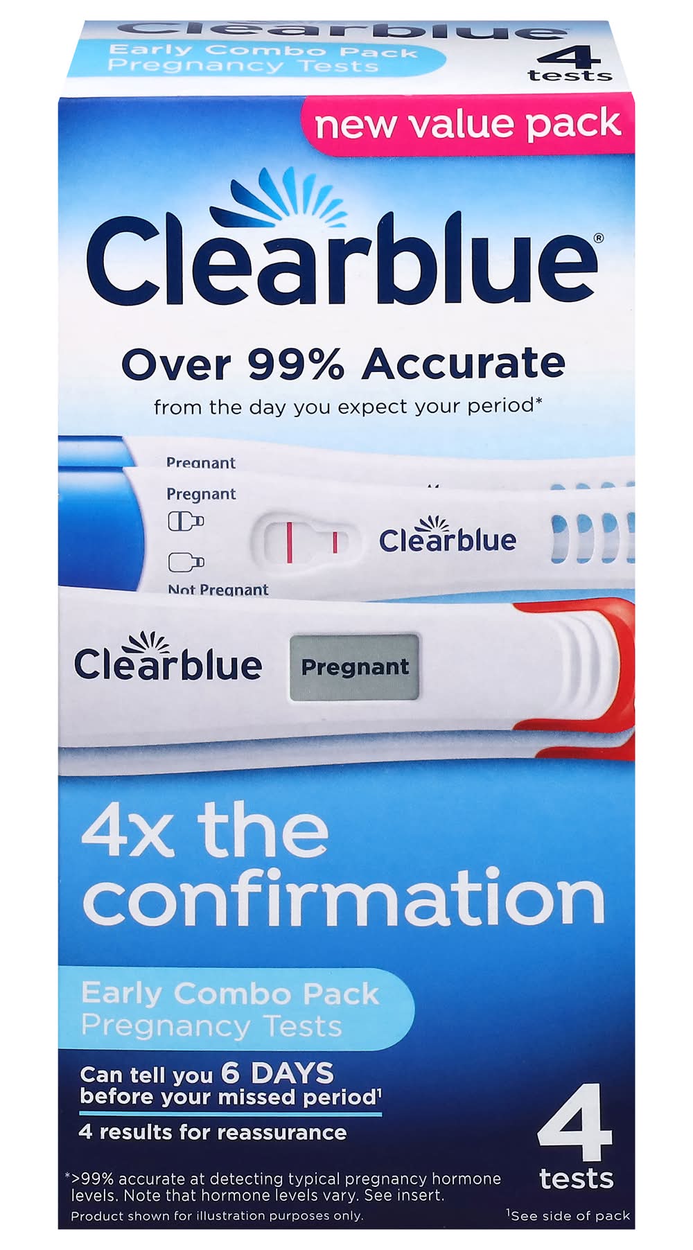 Clearblue Digital and Rapid Value pack (4 ct)