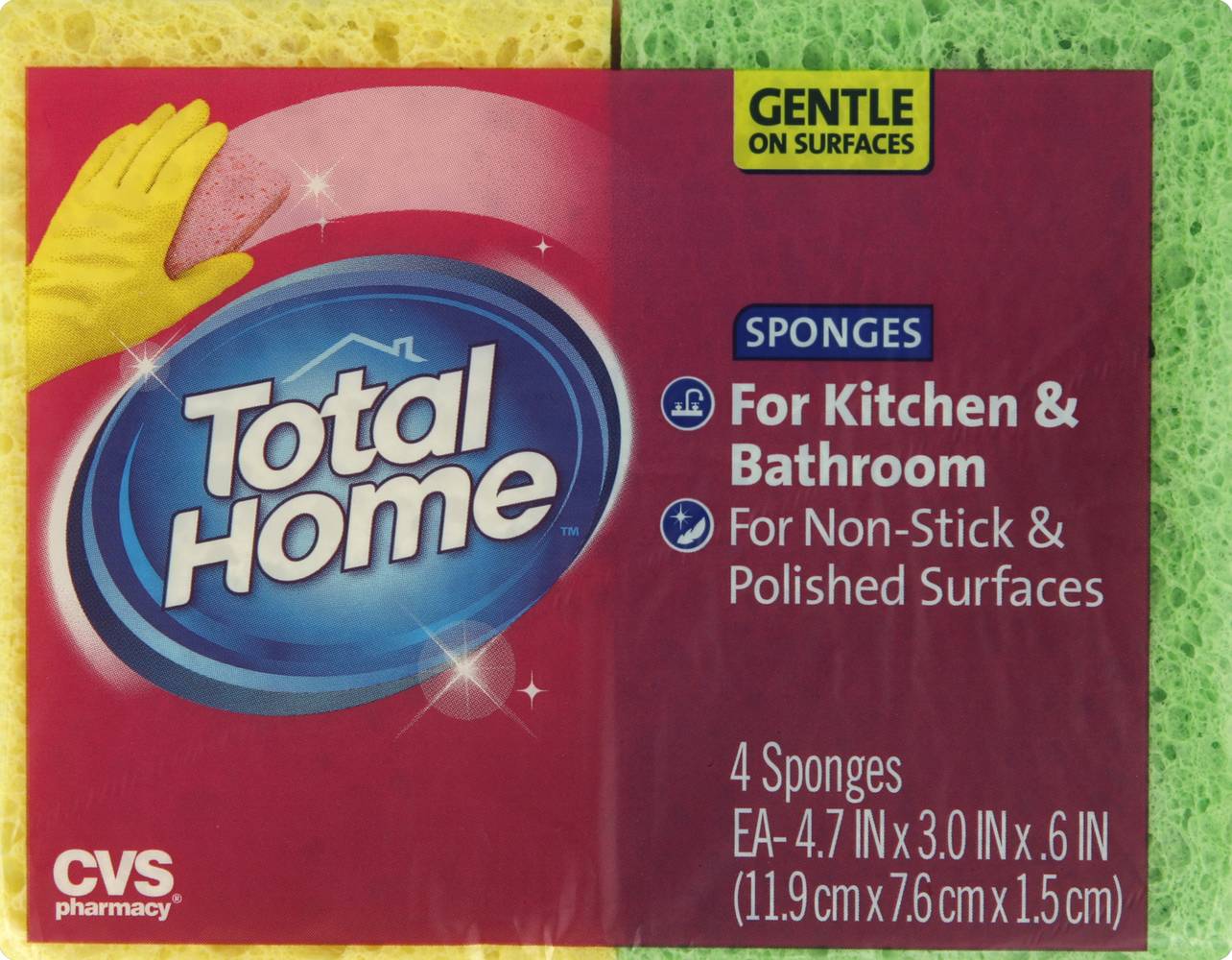 Total Home Sponges (4 ct)