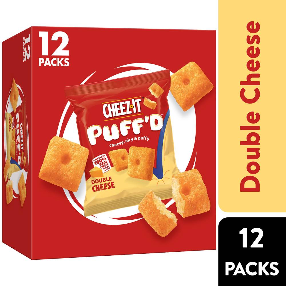 Cheez-It Puff'd Double Cheese Cheesy Baked Snacks (0.7 oz)