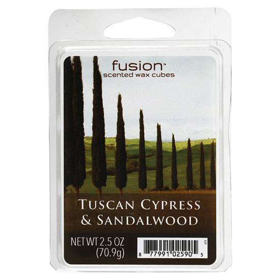 Fusion TUSCAN CYPRESS & SANDALWOOD Wax Melts / 2 Packs / 2.5 Oz