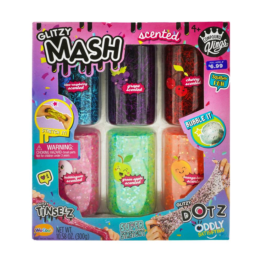 Compound Kings Scented Glitzy Mash Slime (6 ct)