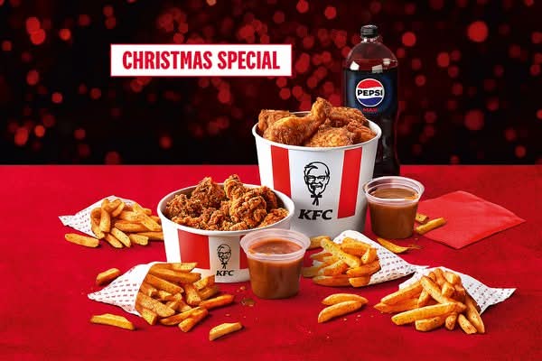 Festive Double Bucket (Original Recipe Chicken & Hot Wings)