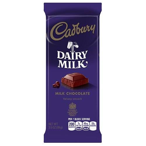 Cadbury Dairy Milk Chocolate Bar - 3.5 oz