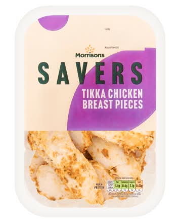 Morrisons Savers Tikka Chicken Breast Pieces (210g)