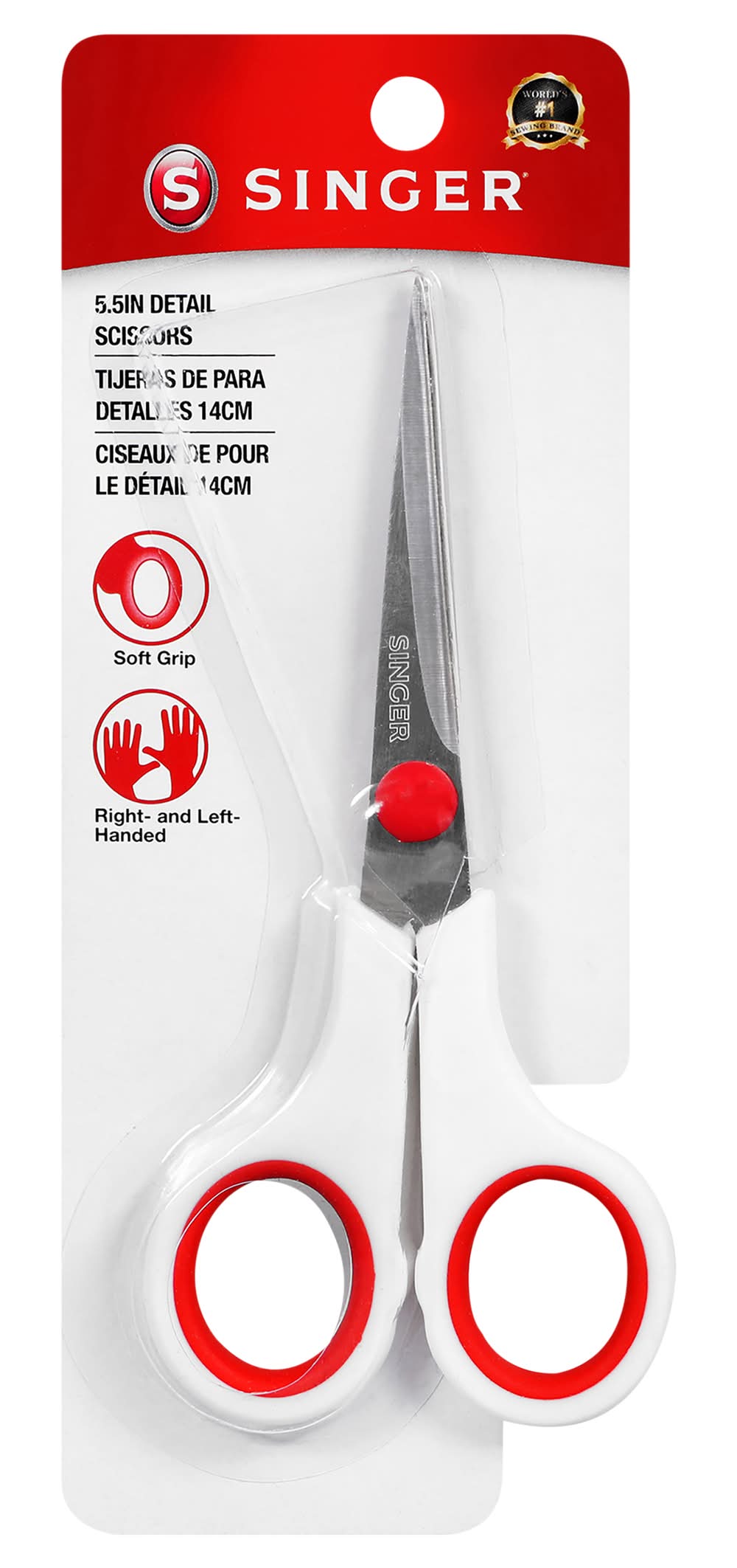 Singer 5 1/2" Fabric Detail Scissors (5.3 oz)