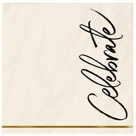 Hallmark Cocktail Napkins ("Celebrate") - 16.0 ea