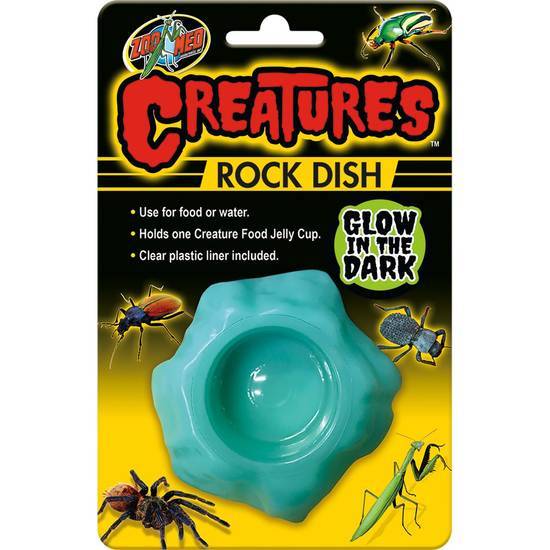 Zoo Med Creatures Rock Dish Glow in the Dark ( large)