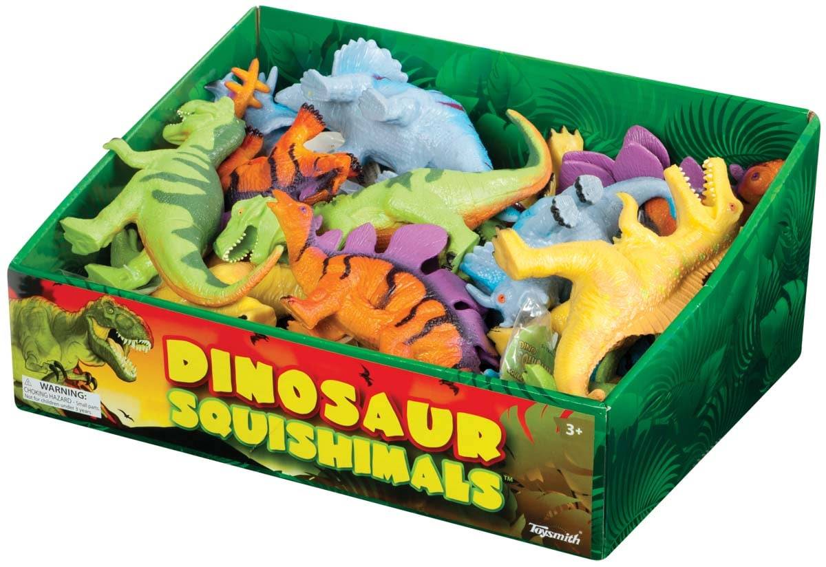 Toysmith Squishy Dinosaur Toy Set - Assorted Styles - Creative Play for Kids 5+ (Pack of 1) | 1754