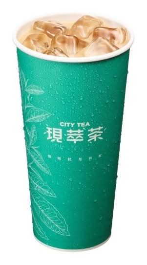 冰梔子花奶青(現萃茶)