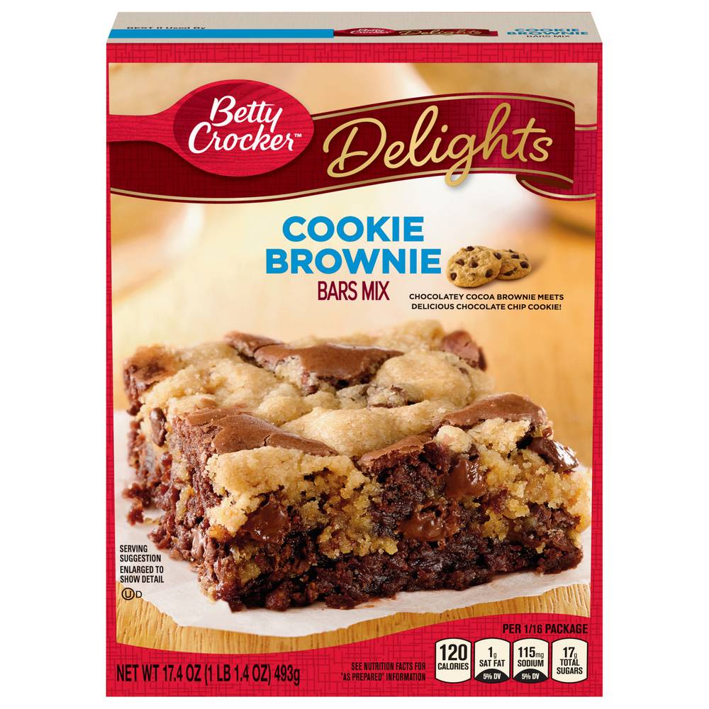 Betty Crocker Delights Cookie Brownie Bars Mix