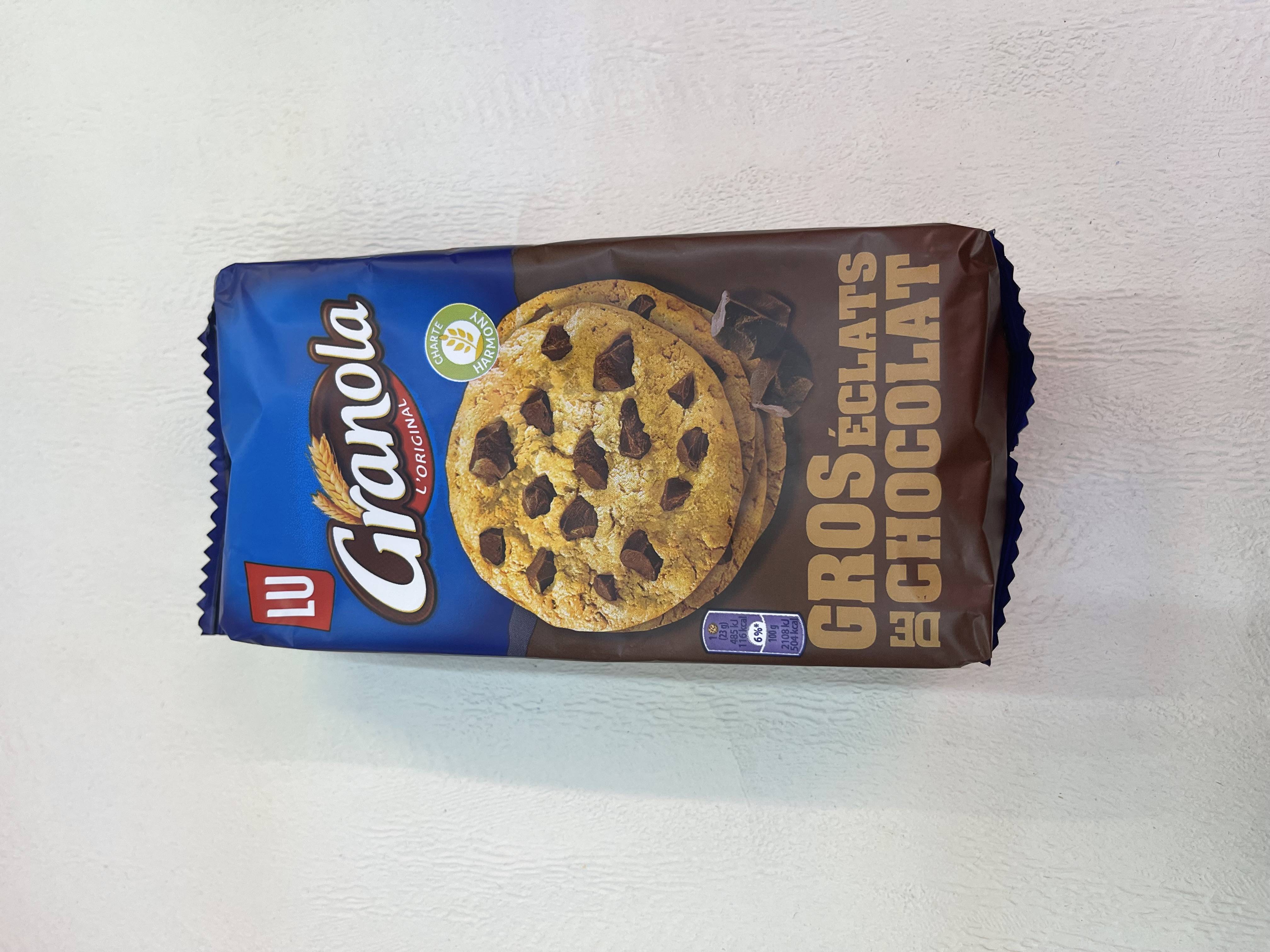 Granola Cookies gros éclats de chocolat 184G