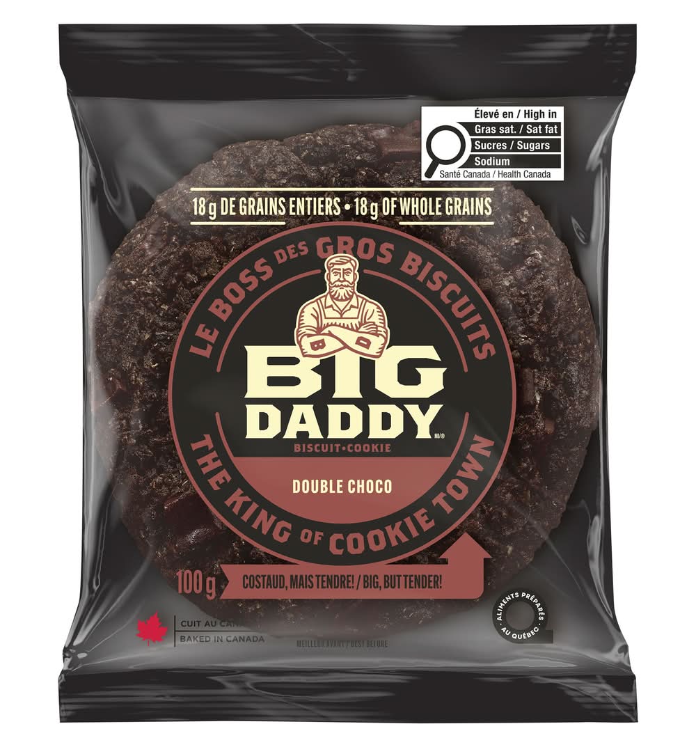 Big daddy biscuits au double (chocolat) - big daddy double chocolate cookie (100 g)