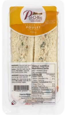 Pol-o-bic sandwich préparé - prepared sandwich (poulet)
